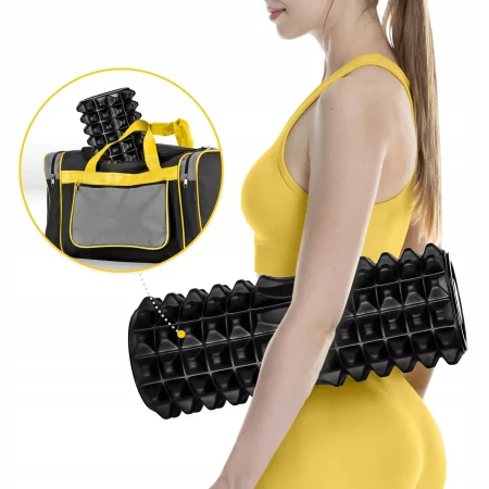 EVA Massage Roller 33 x 14 cm (roller) Black